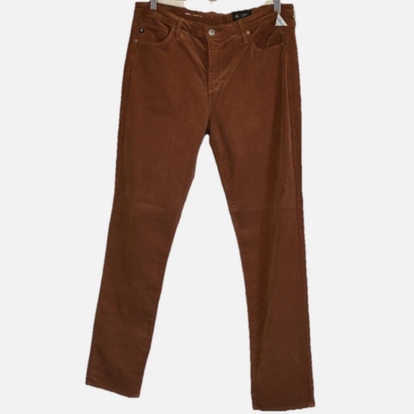 AG Adriano Goldschmied PRIMA Cigarette Leg Corduroy Pants Size: 32 - Picture 1 of 8